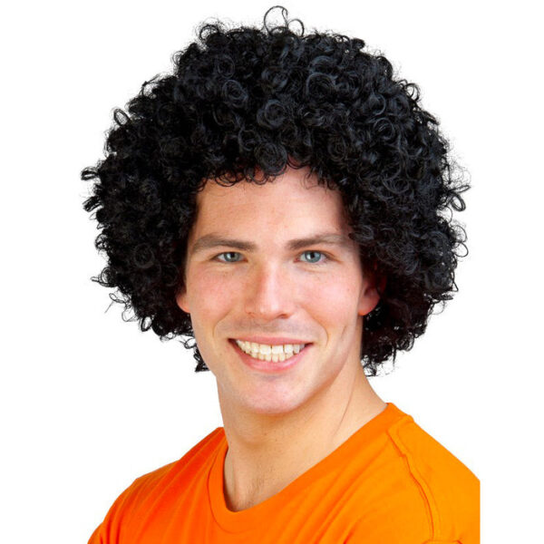 Funny Holi curly hair ( Black )